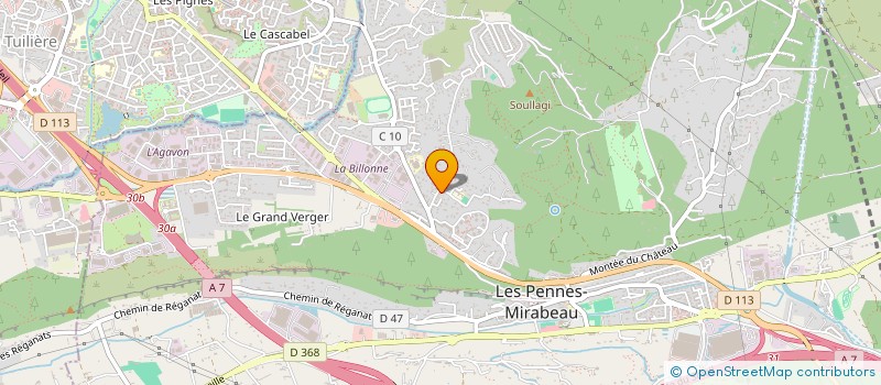localisation de l'entreprise A 310 CLUB SPORT à LES PENNES-MIRABEAU