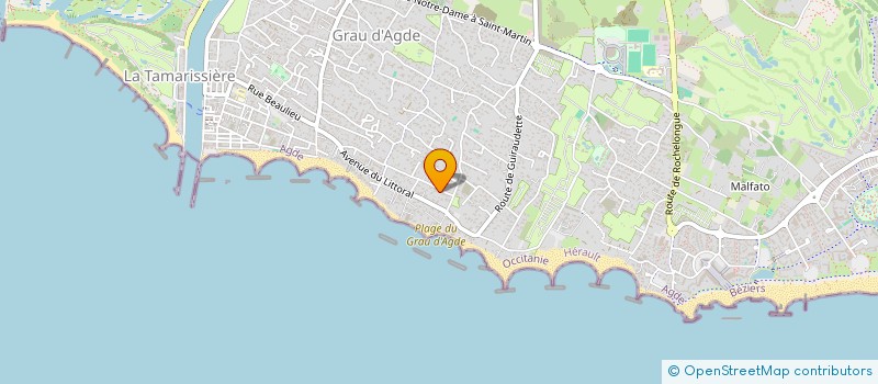 localisation de l'entreprise A 360  AGDE