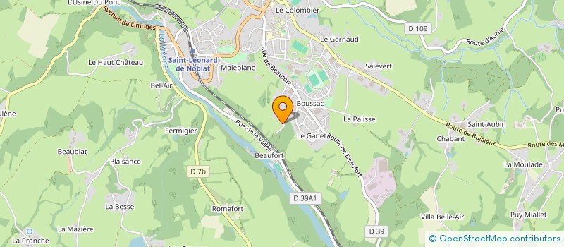 localisation de l'entreprise A&3M à SAINT-LEONARD-DE-NOBLAT