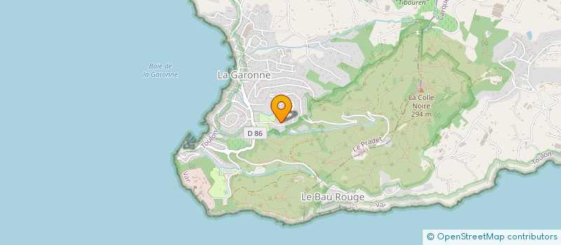 localisation de l'entreprise A 4 COMMUNICATION  LE PRADET