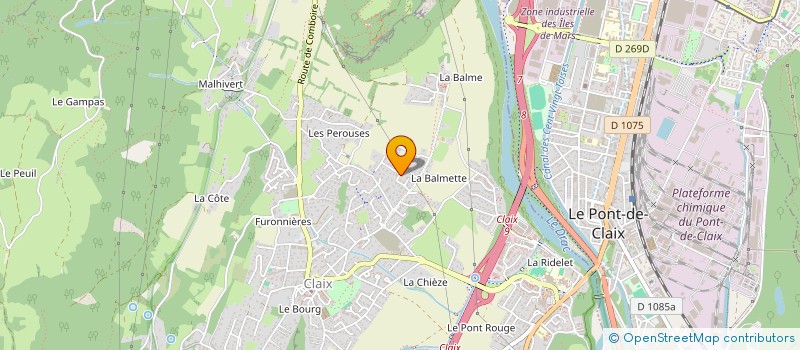 localisation de l'entreprise A 4 DISTRIBUTION  CLAIX