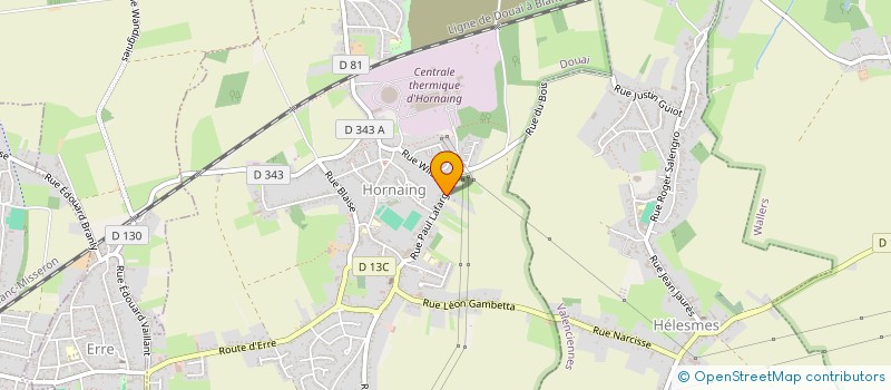 localisation de l'entreprise A.4.L  HORNAING