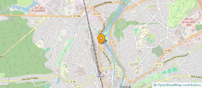 localisation de l'entreprise A 4 MAINS à EPINAL
