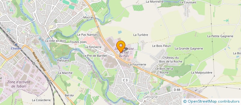 localisation de l'entreprise A 5 GESTION  GETIGNE