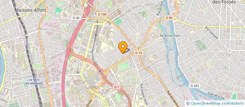 localisation de l'entreprise A 5 PRODUCTIONS à CRETEIL
