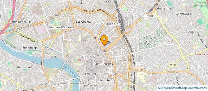 localisation de l'entreprise A à TOULOUSE