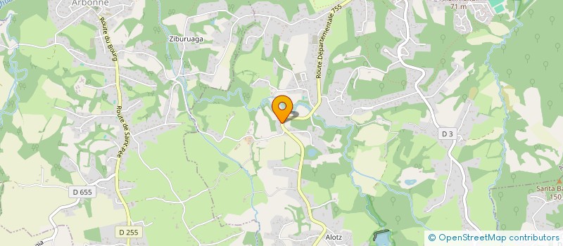 localisation de l'entreprise A  MOUGUERRE