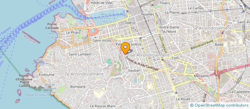 localisation de l'entreprise A.A. 13 à MARSEILLE