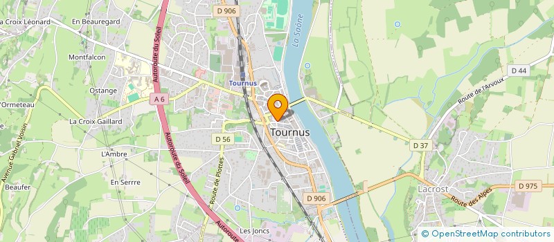 localisation de l'entreprise A A 2 I SECURITE à TOURNUS