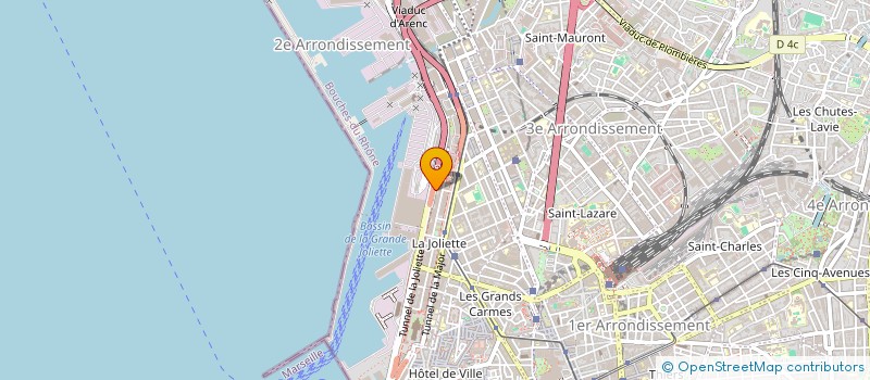 localisation de l'entreprise A+A à MARSEILLE