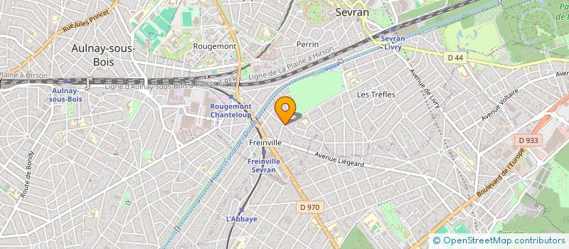 localisation de l'entreprise A. A à SEVRAN