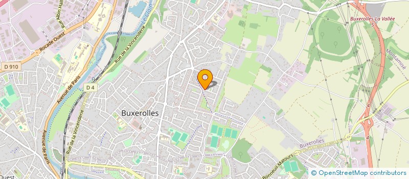 localisation de l'entreprise A&A  BUXEROLLES