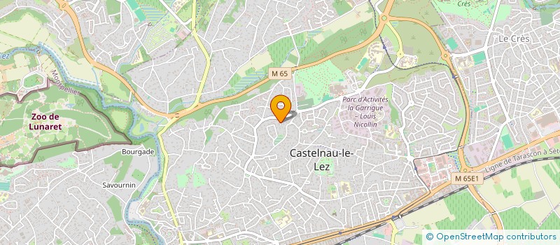 localisation de l'entreprise A & A  CASTELNAU-LE-LEZ