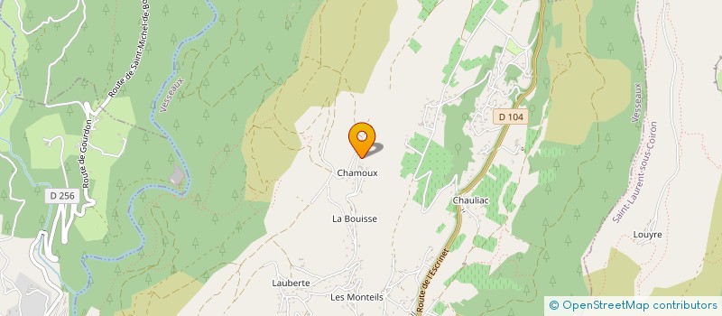 localisation de l'entreprise A&A  VESSEAUX