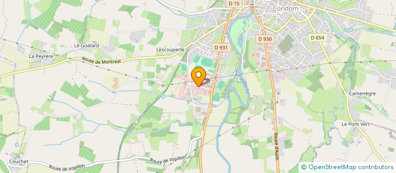 localisation de l'entreprise A - A  CONDOM