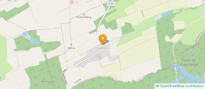 localisation de l'entreprise A&A  HOSTE