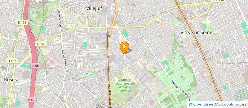 localisation de l'entreprise A.A.A.AH! AUJOURD'HUI à VILLEJUIF