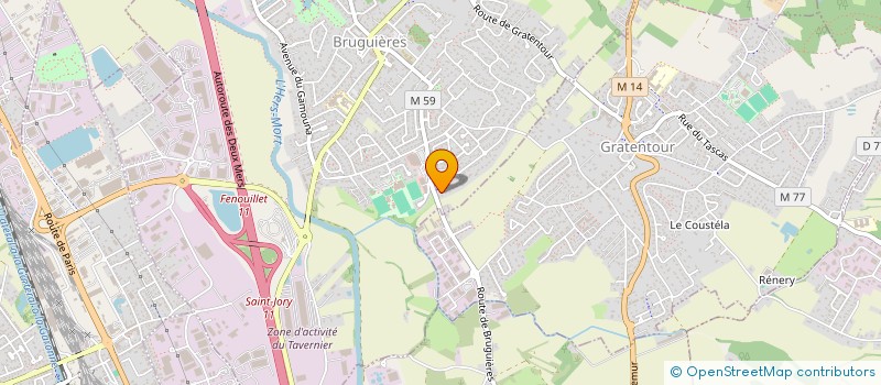 localisation de l'entreprise A A A P  AYUDA AIDE AUX PERSONNES  BRUGUIERES