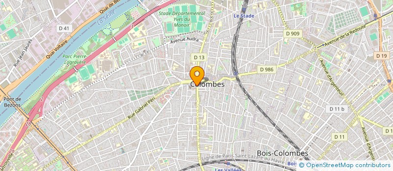 localisation de l'entreprise A.A.A SAGITTRANS S.A.R.L à COLOMBES
