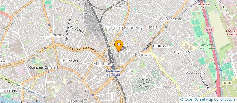 localisation de l'entreprise A.A.A.T.V - MIDI PYRENEES (AMICALE DES ANCIENS ET AMIS DE LA TRACTION VAPEUR MIDI PYRENEES)  CARMAUX