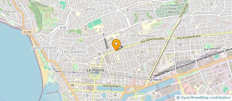 localisation de l'entreprise A A AGENCE ALIZEE à LE HAVRE