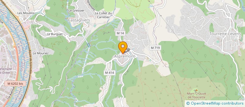 localisation de l'entreprise A.A. ALIMENTATION ASPREMONT à ASPREMONT