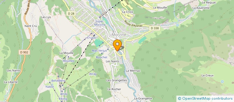 localisation de l'entreprise A&A ALPINE HOLDINGS  MORZINE