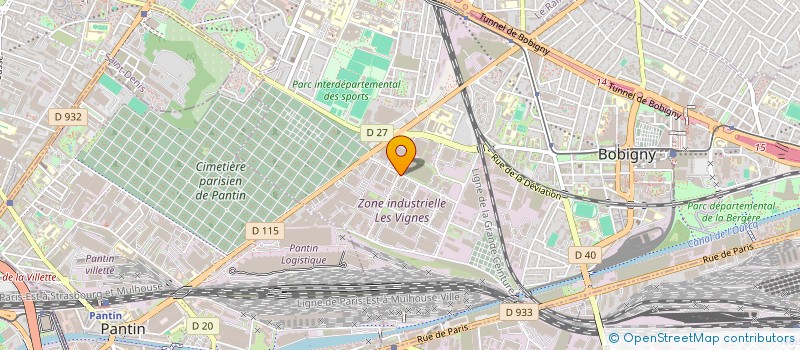 localisation de l'entreprise A & A - ART ET ACTION à BOBIGNY