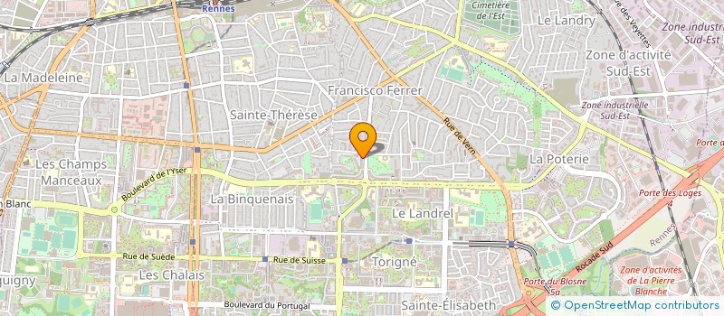 localisation de l'entreprise A A ARTISANS PLUS  RENNES