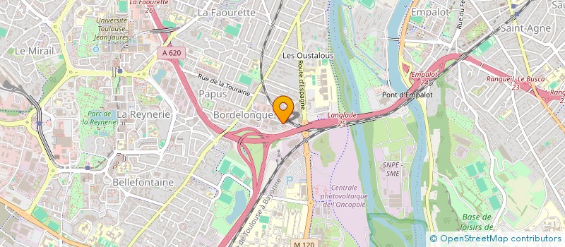 localisation de l'entreprise A A C E  TOULOUSE