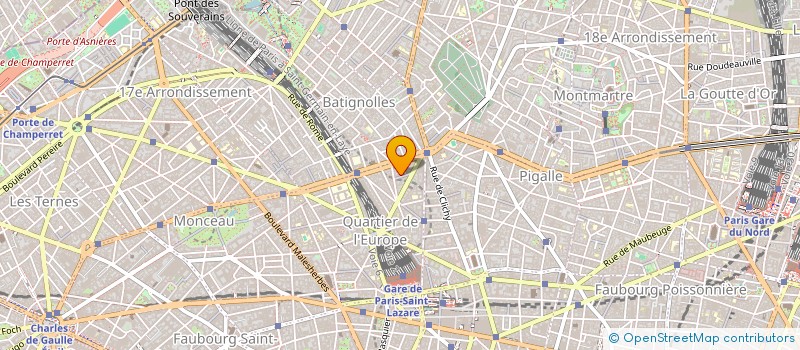 localisation de l'entreprise A.A.C.E.A. - AUDITEURS ASSOCIES CONSULTANTS EUROPE-ANTILLES  PARIS