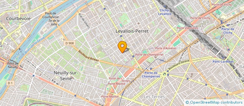 localisation de l'entreprise A.A.C.M. NOWAK à LEVALLOIS-PERRET