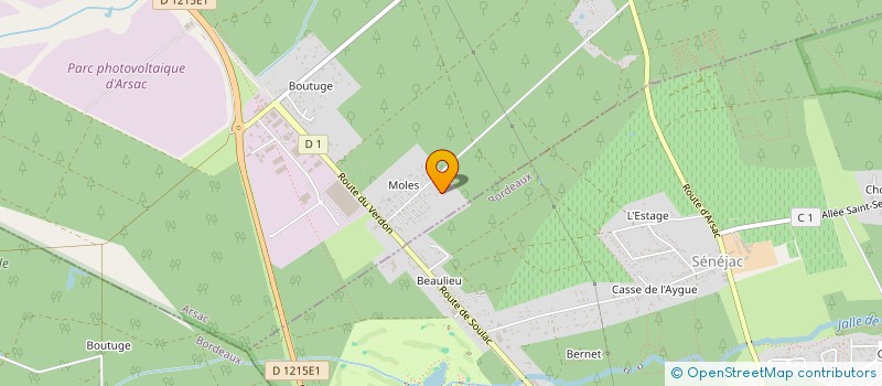 localisation de l'entreprise A A C M SAVARINO  ARSAC