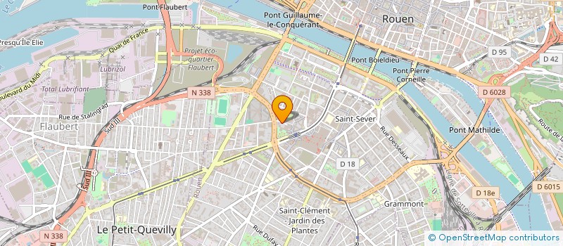 localisation de l'entreprise A.A. COMMUNICATION à ROUEN