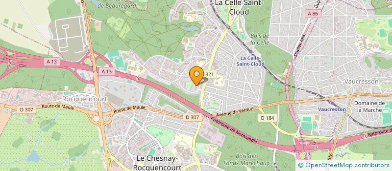 localisation de l'entreprise A.A.CONSULINTER MULTISERVICES  LA CELLE-SAINT-CLOUD