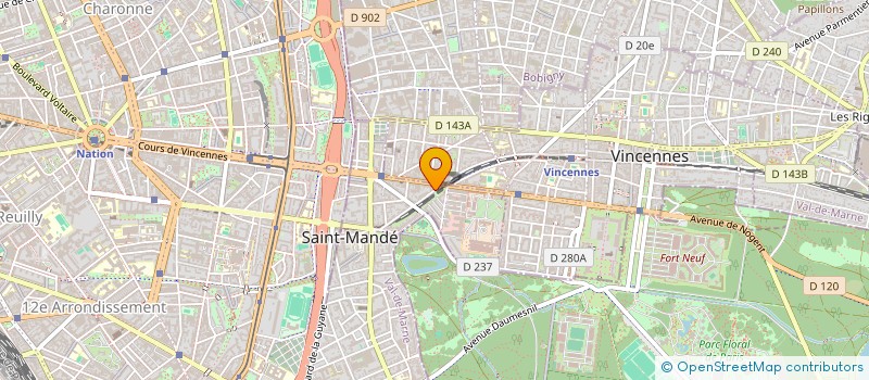 localisation de l'entreprise A&A CONSULTING à SAINT-MANDE