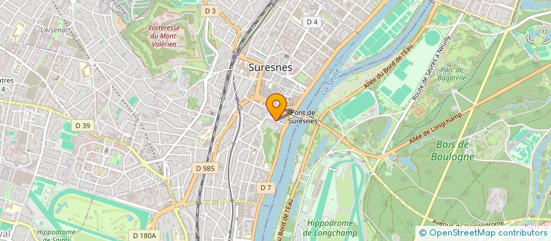 localisation de l'entreprise A&A CONSULTING à SURESNES