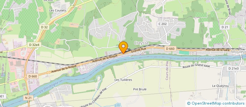 localisation de l'entreprise A&A CORP  CREYSSE