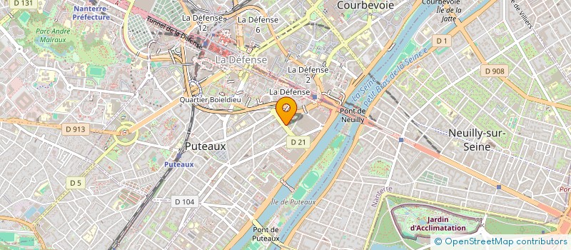 localisation de l'entreprise A.A. CREATIVE VENTURES  PUTEAUX