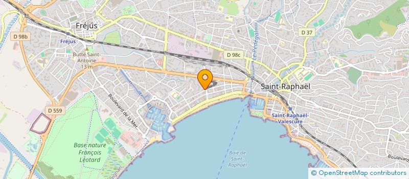 localisation de l'entreprise A. A. D. à FREJUS