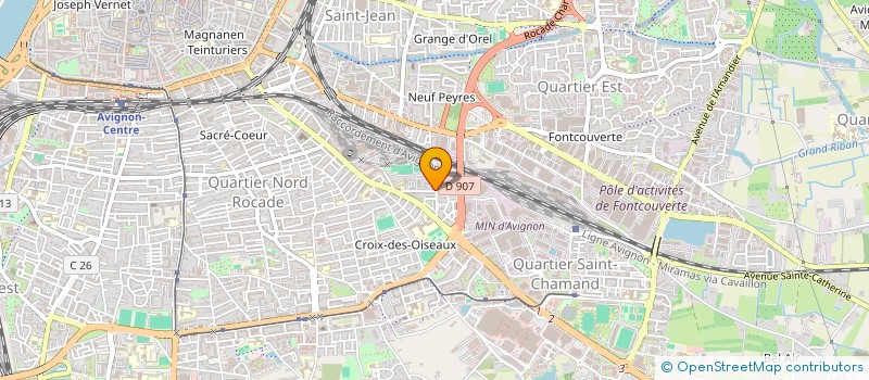 localisation de l'entreprise A.A.D   ASSOCIATION POUR L AIDE A UNE ACTIVITE DURABLE à AVIGNON