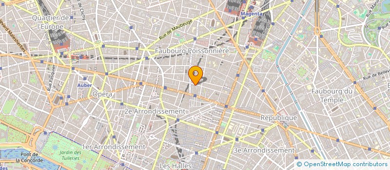 localisation de l'entreprise A.A.DAVID  PARIS