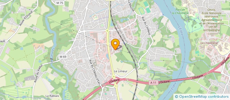 localisation de l'entreprise A.A. DESIGNER à LA CHAPELLE-SUR-ERDRE
