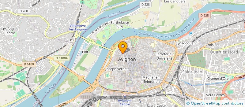 localisation de l'entreprise A.A. DIFFUSION à AVIGNON