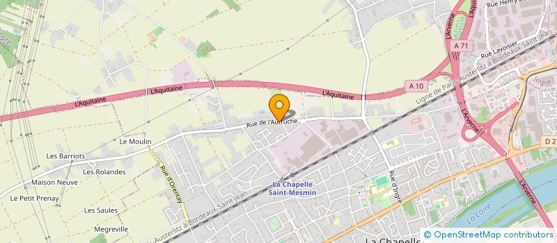 localisation de l'entreprise A.A DISTRIBUTION à BLOIS