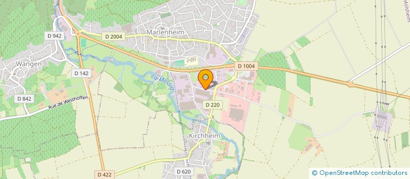 localisation de l'entreprise A.A. DOMICILE  MARLENHEIM