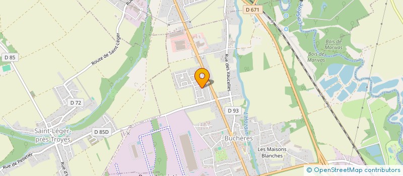 localisation de l'entreprise A&A DUVERNOY  BUCHERES