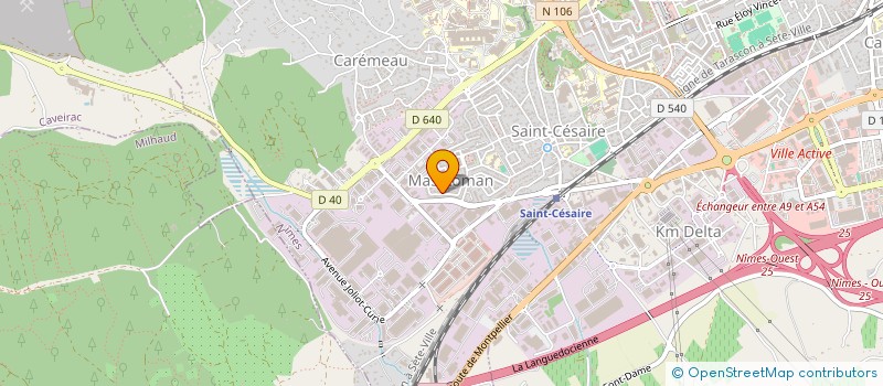 localisation de l'entreprise A.A.E. CONSULTING  NIMES