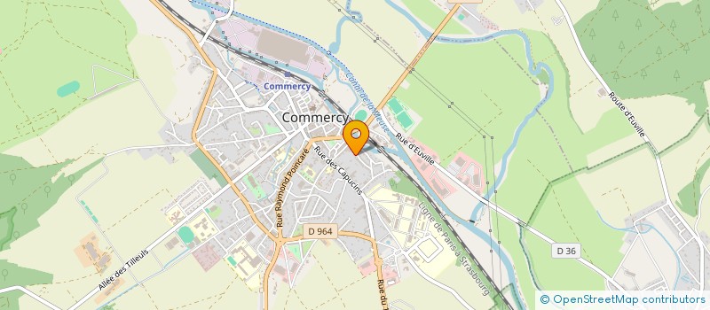 localisation de l'entreprise A&A EST IMMOBILIER à COMMERCY