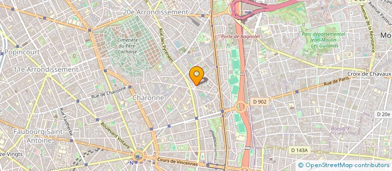 localisation de l'entreprise A A EURO-DISTRIBUTION  PARIS